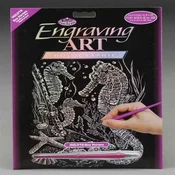 Kreativni set za graviranje A4 - Morski konjiček (set za)