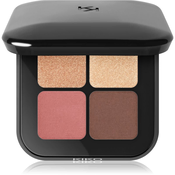 KIKO Milano Bright Quartet paleta sjenila za oci nijansa 02 Rosy Mauve Variations 3.5 g