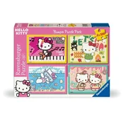 shumee 2D sestavljanka za otroke: komplet Hello Kitty, 4x100 kosov