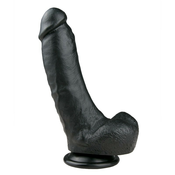 Realistični dildo-20 cm, črn