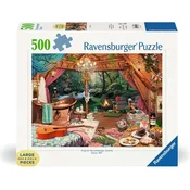 Ravensburger Puzzle Udobna koča XXL 500 kosov
