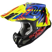 Scorpion VX-22 Air Neox motocross kaciga crna-crvena-plava-fluo žuta