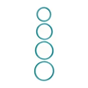 SMARAGDNI O-PRSTENOVI 4-PACK