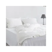 Lanene rjuhe Natur bela EMI, Standardni enojni posteljni komplet vključuje 1x 140x200 + 1x 70x90