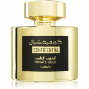 Lattafa Confidential Private Gold parfumska voda uniseks 100 ml