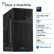PCPLUS e-machine Core Ultra 7 265 32GB 1TB Windows 11 Pro namizni računalnik