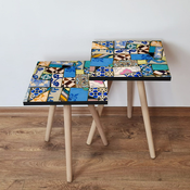 HANAH HOME Set 2 stočića 2Shp25 Multicolor