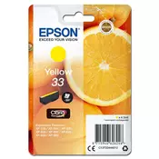 Epson enojno pakiranje rumenega črnila 33 Claria Premium