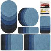 INF Iron on repair obliži za jeans 30 kom DenimBlue, (21247312)