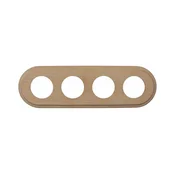 Elhard - Retro drveni okvir za cetiri fotografije, svetlo drvo