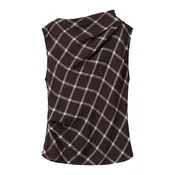 MANGO Top MARMOL karminsko rdeča/off-bela