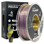 Smart Print Silk PLA Trojna Barva črna zlata vijolična filament 1.75mm - Smart Print Sijajni Filament za 3D Tisk (1kg Kolut)