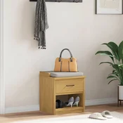 shumee vidaXL klop v preddverju SANDNES 45x40x50 cm masivni les bor