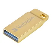 VERBATIM Flash disk 32 GB Metal Executive, USB 3.0, zlati