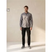 Sinsay - Pamucne slim chino pantalone - crno