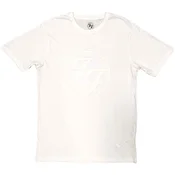 Foo Fighters FF Logo (Hi-Build White-On-White) White M Majica