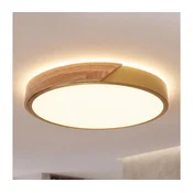 BRILAGI - LED stropna svetilka PILANA LED/24W/230V hrast/zlata, premer 30 cm
