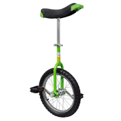 VIDAXL Zelen prilagodljiv monocikel 16 Inch