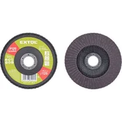 Extol Craft 903316 angled corundum flap disc, O125mm, P120