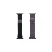 JUST IN CASE Set dve narukvice za Apple Watch, 38-41mm, Crna i siva