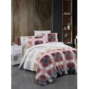 Lessentiel Maison Komplet posteljine Bisa, 160x220cm, Bordo