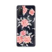 Silikonska maska za Alcatel 1S 2021/3L 2021/A1 Alpha 21 Elegant Roses Print Skin providna