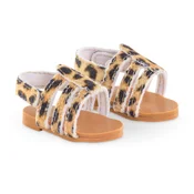 Sandale za lutku Sandals Leopard Ma Corolle s leopard uzorkom za lutku od 36 cm