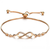 Zapestnica Mellow Crystal - zlata KP5420