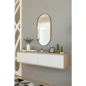 Hanah Home komoda Didema, 120 cm, hrast Sapphire / bela