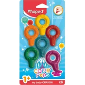 shumee Maped Baby Colorpeps voščenke za zgodnjo starost, 6 kosov, 863806
