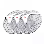 MikroTik  LHG 5 Tripack (Three units of LHG 5 with 24.5dBi 5GHz antenna, Dual Chain 802.11an wireless, 600MHz CPU, 64MB RAM, 1x LAN, POE, PSU, RouterOS L3) – all three antennas in single box (RBLHG5kit)