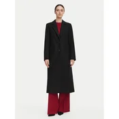 HUGO Volneni plašč Mojeni 50569838 Črna Relaxed Fit
