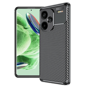 Techsuit – CarbonFiber ovitek za Xiaomi Redmi Note 13 Pro+ 5G – črn