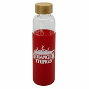 Stor Steklena steklenica s silikonsko površino STRANGER THINGS 585ml, 00694