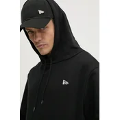 Pulover New Era moški, črna barva, s kapuco, 60416735
