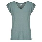 Pieces PCBILLO TEE LUREX STRIPES Plava