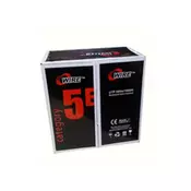 LAN UTP kabl OWIRE Cat5E Solid/CCA/0/5mm/Sivi/305m