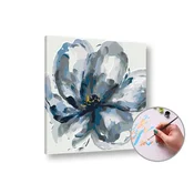 Slikanje po številkah MYSTIC FLOWER | nizka težavnost - brez okvirja