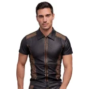 NEK Cool Wetlook Emphasising Short-Sleeved Shirt 2162067 Black XL