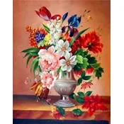 shumee Diamantno vezenje Flower Energy 40x50