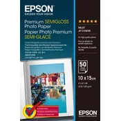 EPSON papir 10x15 - 251 g/m2 - 50 listov - premium polsijajni