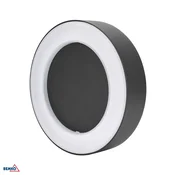Bemko LED stenska svetilka okrogla grafitna 10W 4000K 850 lm IP65 BM-C25-EL2-R-010GR-4K