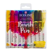 Akvarelna pisala Ecoline Brush Pen Hand Lettering | Komplet 10 kosov