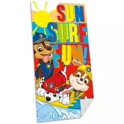 EUROSWAN Brisača Paw Patrol Surf Cotton - frotir, 70/140 cm