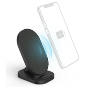 Hama Wireless punjac QI-FC10S-Fabric crni 10W