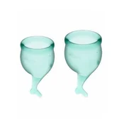 Menstrualne cašice Feel Secure Menstrual Cup Dark Green