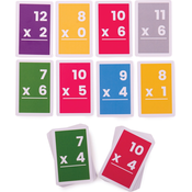 Bigjigs Toys Kartice za množenje 7-12
