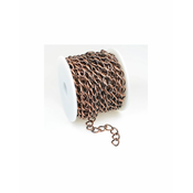 Lanac okrugli veci 8 x 10 mm bakar