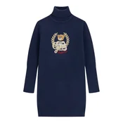 Guess Pletena obleka J6BK14 Z1299 Mornarsko modra Regular Fit