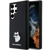 shumee Ovitek Karl Lagerfeld Choupette za Samsung Galaxy S24 Ultra, črn
